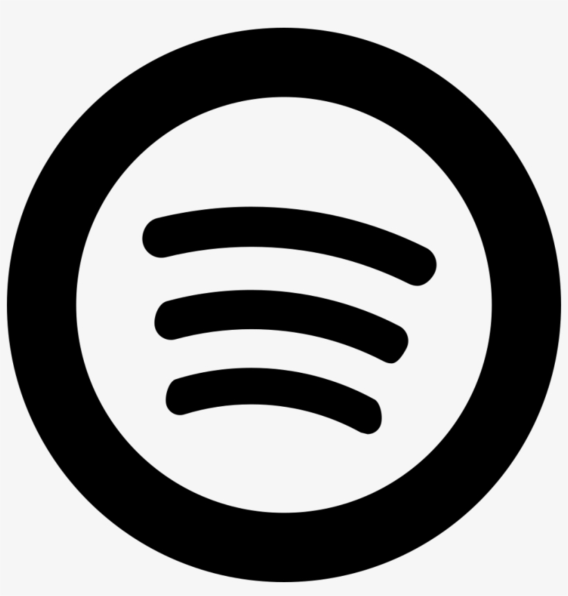 Png File - White Spotify Logo Transparent, transparent png #1337425