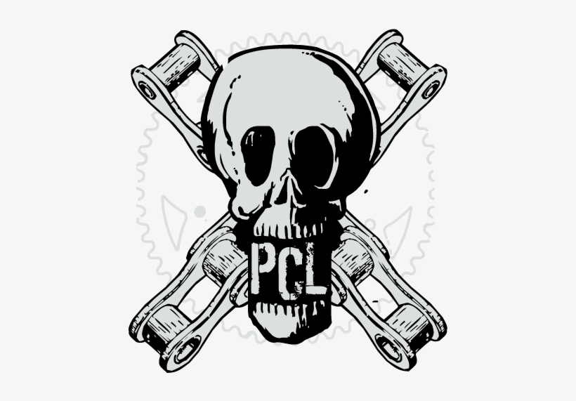 Pcl Skull Crossbones - Pirate Cycling League, transparent png #1337484