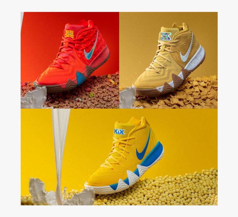 The Nike Kyrie 4 “cereal Pack” Is Set To Release This - Kyrie 4 Cereal Pack, transparent png #1338600