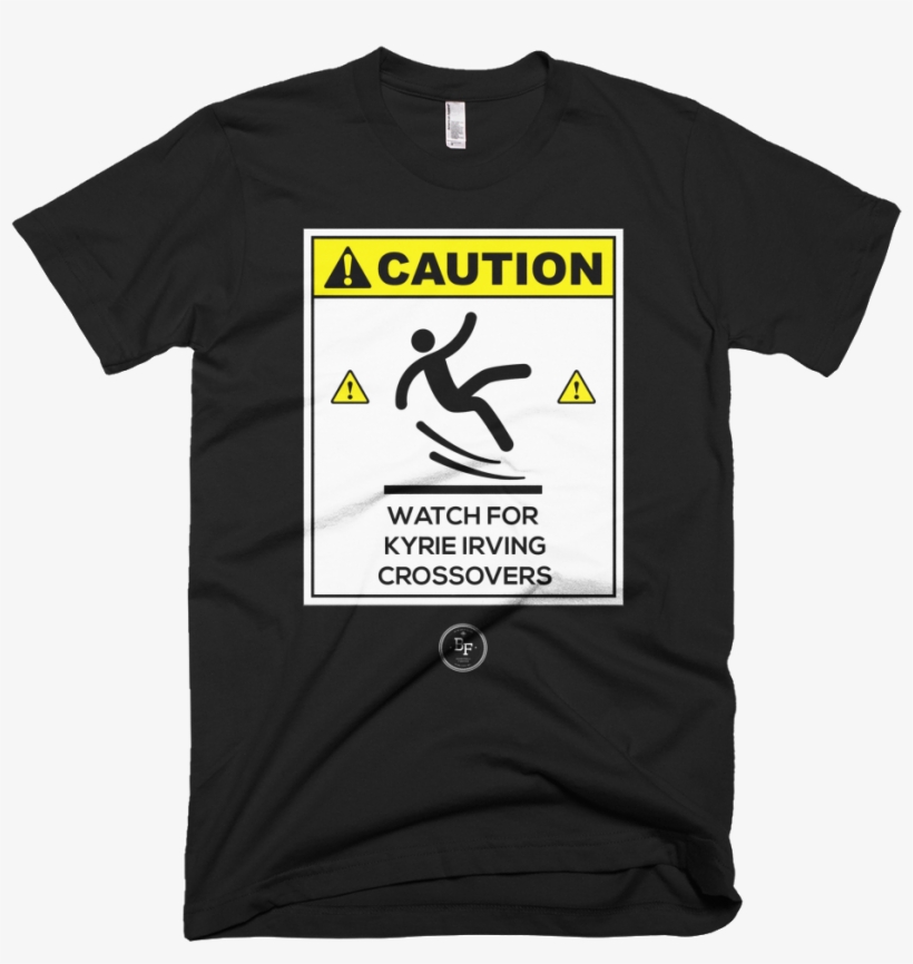 Watch For Kyrie Crossover 2 Mockup Wrinkle Front Black - Hip Hop T Shirt Logos, transparent png #1338650
