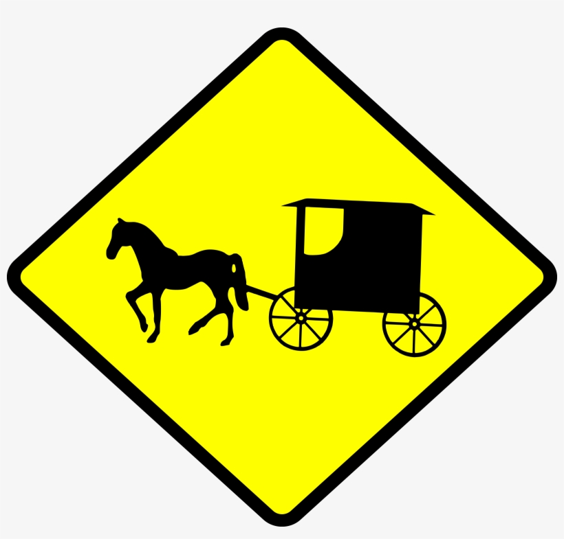 This Free Icons Png Design Of Caution Amish Buggies, transparent png #1338729