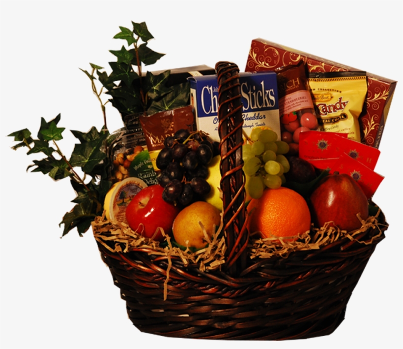 Gift Baskets Transparent Fruit, transparent png #1338750