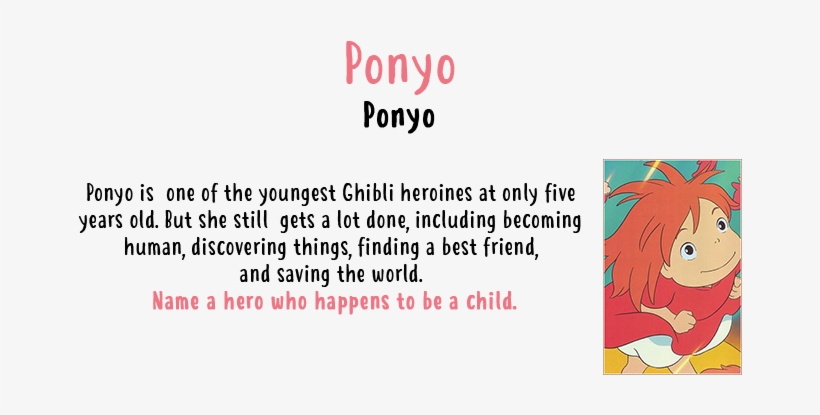Ponyo - 悬崖 上 的 金鱼 姬, transparent png #1338798