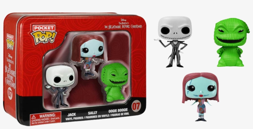 The Nightmare Before Christmas - Funko Pop Nightmare Before Christmas Set, transparent png #1338939