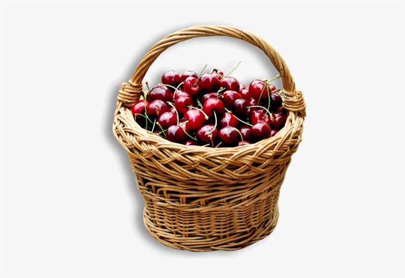 Cherry Basket Png Clipart - Kosár Meggy, transparent png #1339029