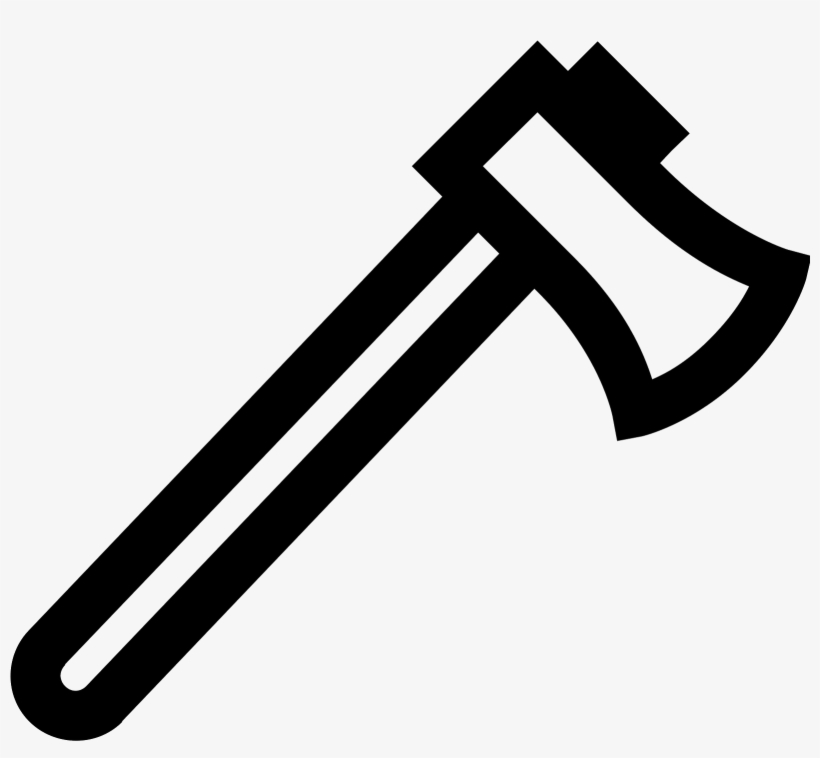 This Logo Features A Cutting Tool With A Medium Length - Hand, transparent png #1339146