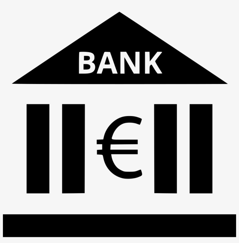 Euro Sign Bank Comments - Bank Branch Icon Png, transparent png #1339350
