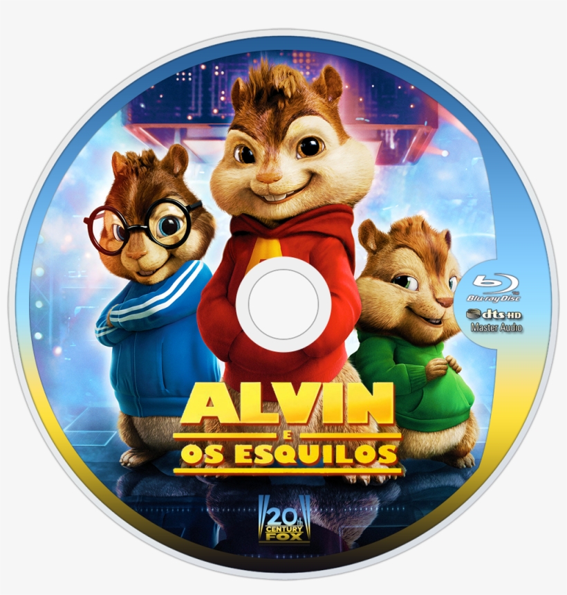 Alvin And The Chipmunks Bluray Disc Image - Alvin Und Die Chipmunks Der Film, transparent png #1339732
