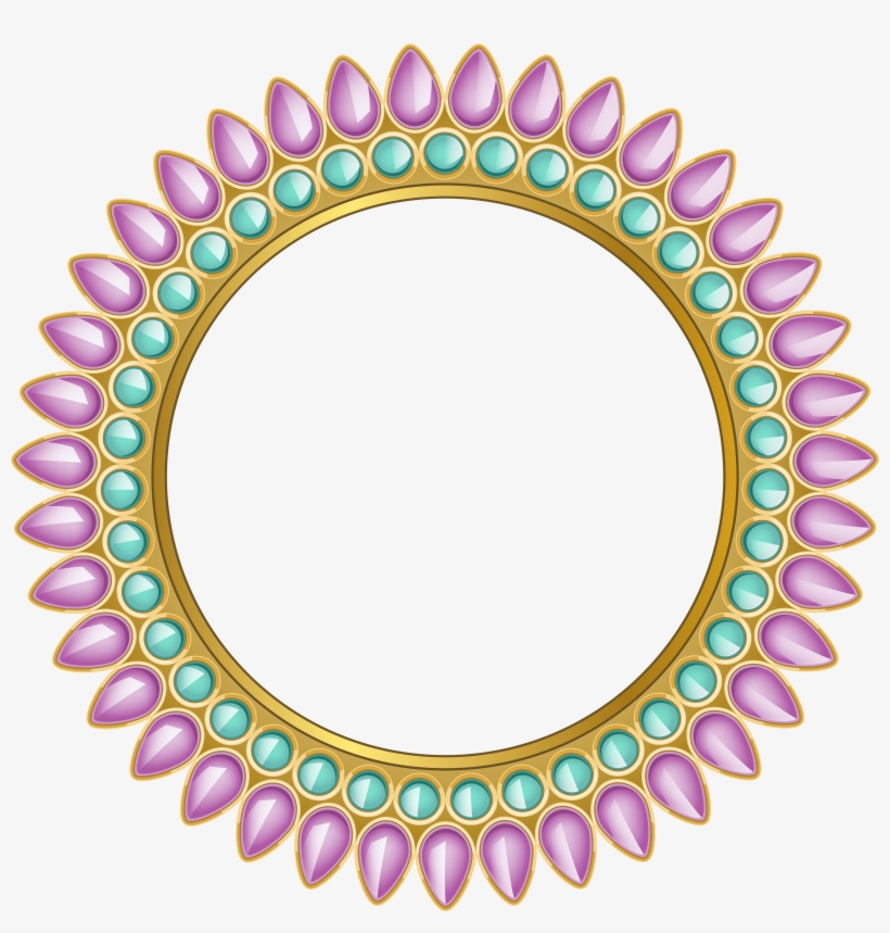Jpg Freeuse Border Frame Png Image Gallery View Full - Necklace, transparent png #1339941