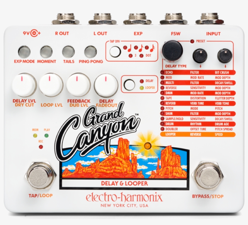 Back To Product Page / Download Png Image File - Electro Harmonix Canyon Delay & Looper Pedal, transparent png #1340348