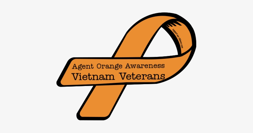 Download Agent Orange Awareness Vietnam Veterans Type 1 Diabetes Ribbon Free Transparent Png Download Pngkey