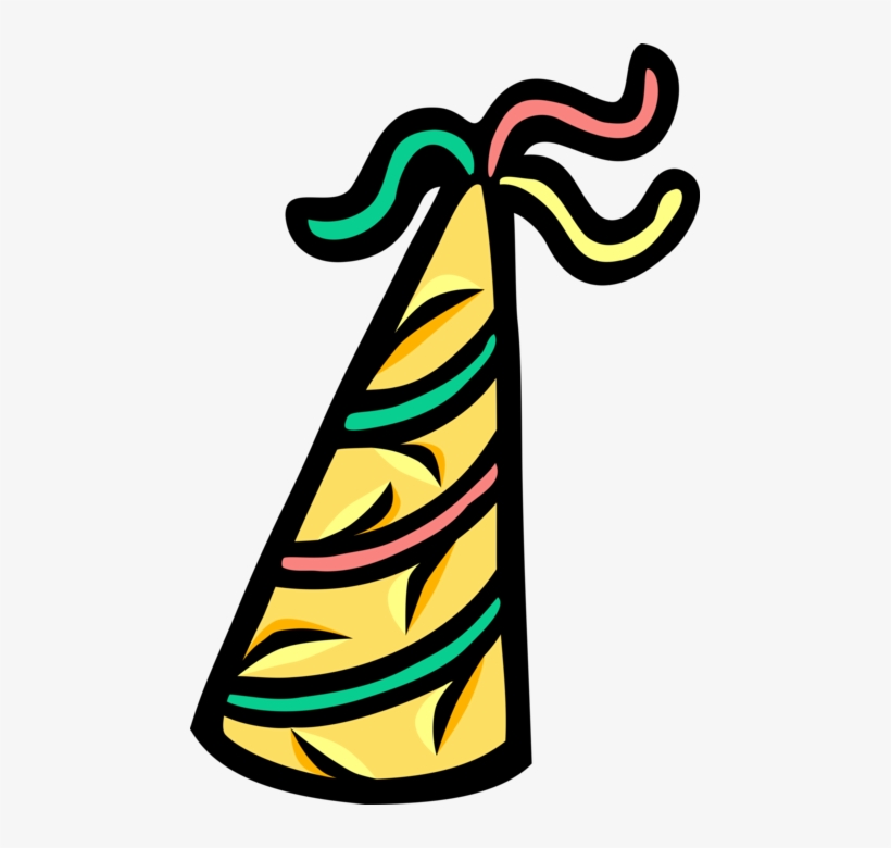 Vector Illustration Of Birthday Party Or New Years, transparent png #1340722