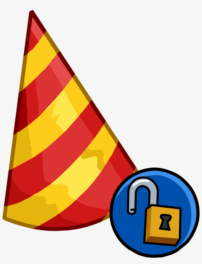 Party Hats - Club Penguin 11th Anniversary Hat, transparent png #1340809