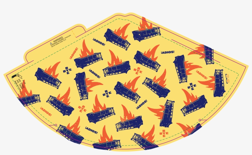 Set Of 10 Good Riddance Party Hats, transparent png #1340898