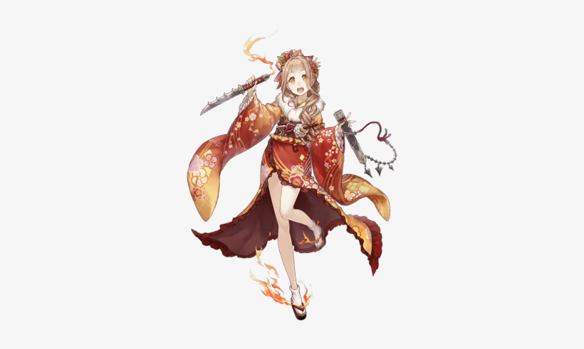 Portrait Red Riding Hood Kimono - Red Riding Hood Sinoalice, transparent png #1340901