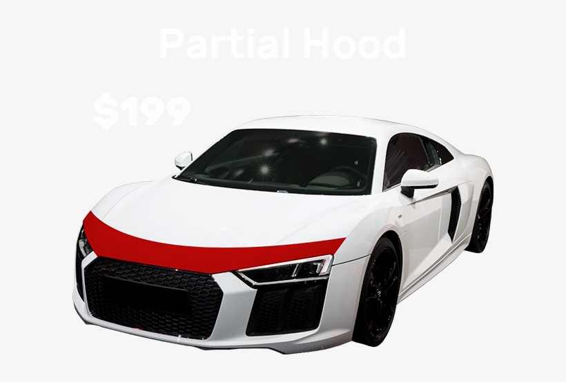 Partial-hood - Supercar, transparent png #1341080