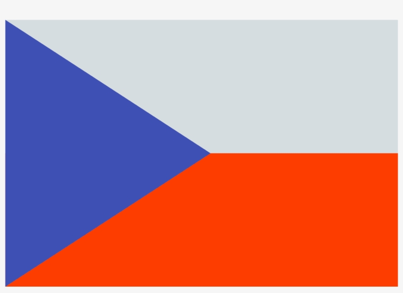 Czech Republic Icon - Flag, transparent png #1341159