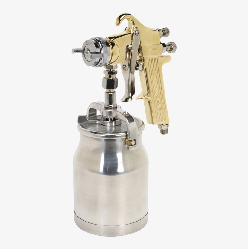 Sealey Suction Spray Gun Gold - Sealey S701 Spray Gun Professional Gold Series Suction, transparent png #1341212