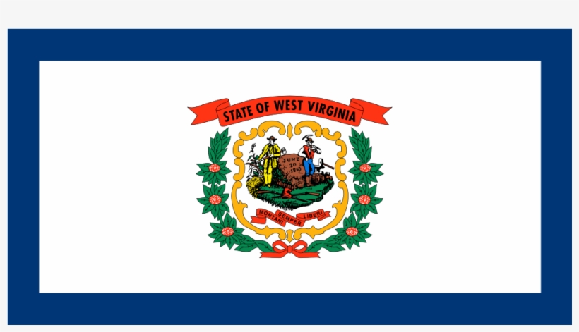 Download Svg Download Png - West Virginia State Flag, transparent png #1341291