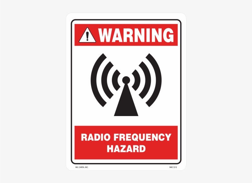 Radio Frequency Hazard Styrene Sign - Simbolo Radiazioni Non Ionizzanti, transparent png #1341457