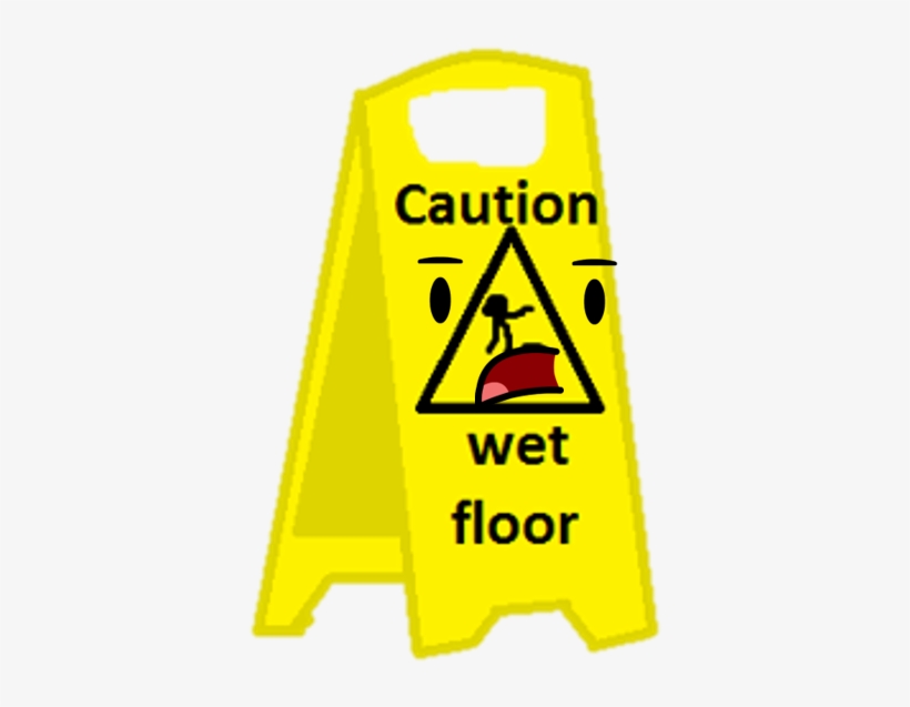 Wet Floor Sign - Portable Network Graphics, transparent png #1341477