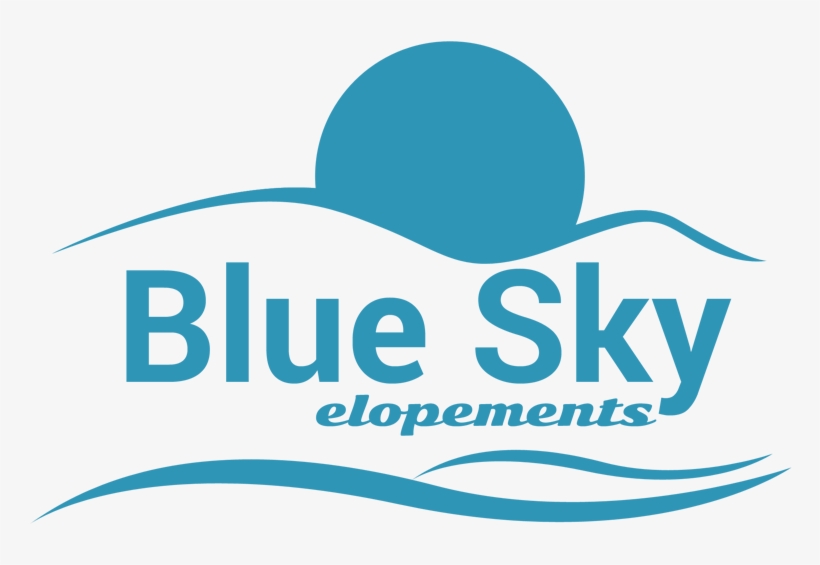 Blue Sky Elopements - Graphic Design, transparent png #1341618