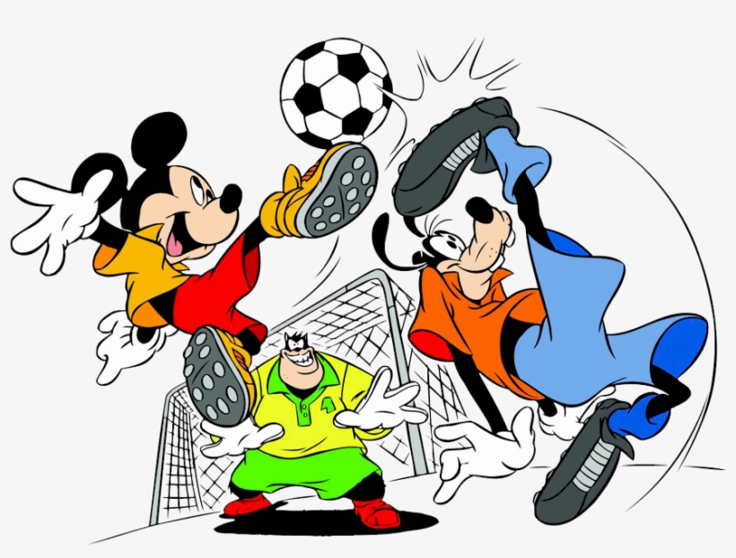 Mickey, Goofy & Pete Soccer - Mickey Soccer, transparent png #1341671