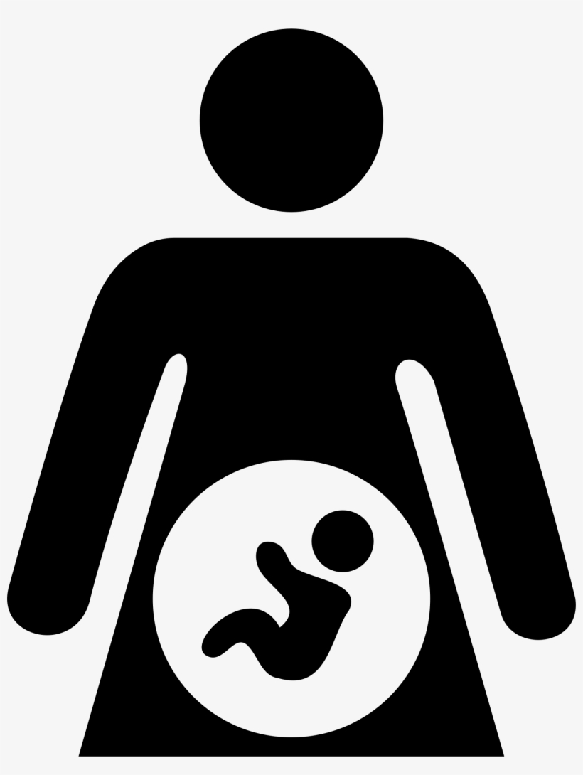 This Free Icons Png Design Of Pregnant Woman Icon Mark, transparent png #1342165