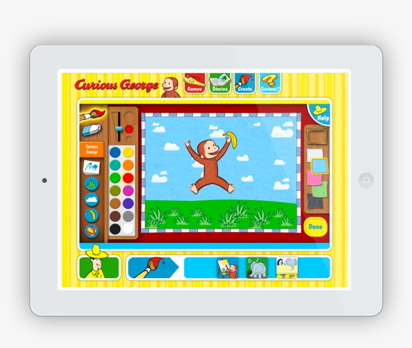 Prev - Curious George, transparent png #1342167
