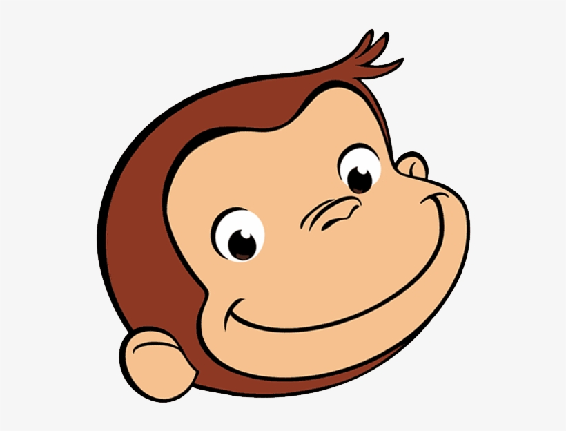 Vector Black And White Stock Image Nd Birthday Pinterest - Curious George Png, transparent png #1342187