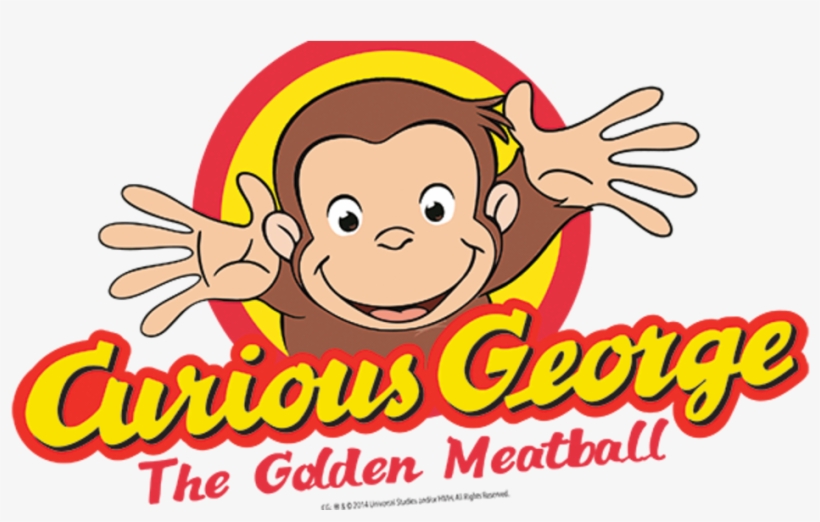 January 23 February - Curious George The Golden Meatball Logo, transparent png #1342191