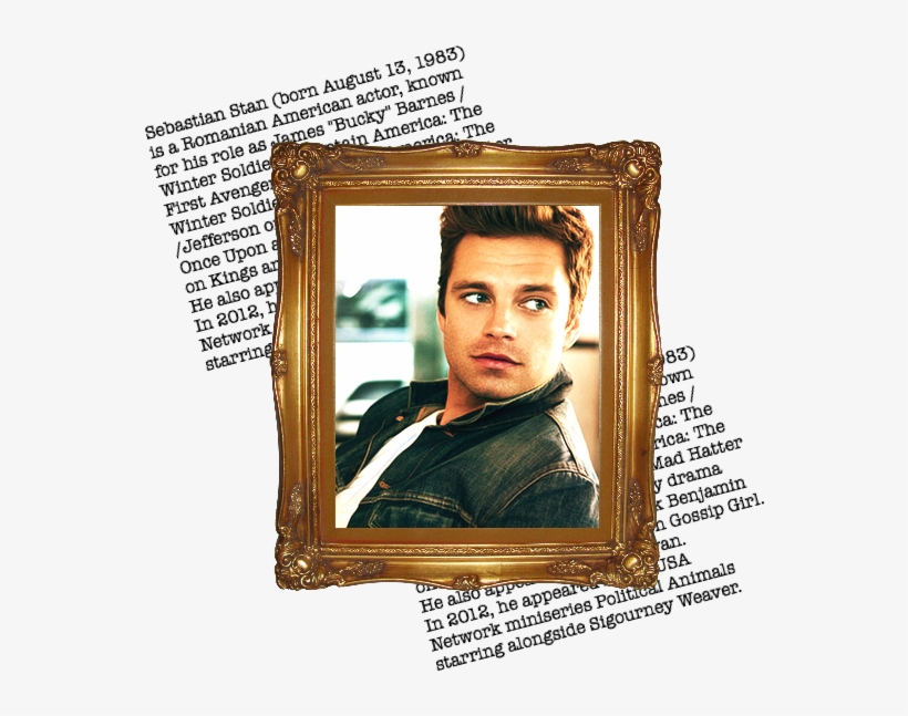 Celebrating 25,000 Posts @ Sebastian Stan - Sebastian Stan Actor Star Art 32x24 Poster Decor, transparent png #1342384