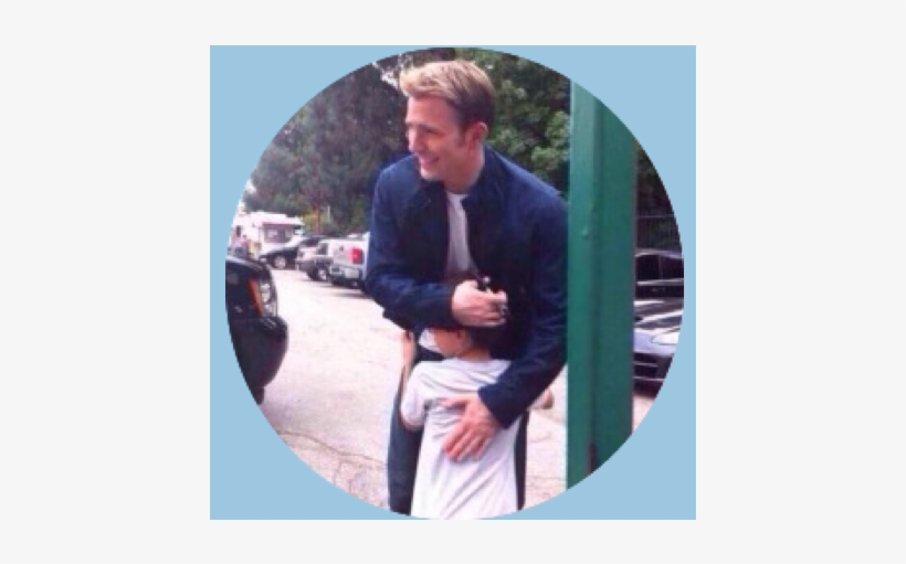 [steve Rogers Is The Love Of My Life ] - Chris Evans And Baby, transparent png #1342491