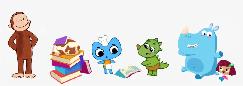 Curious George Book Clipart - Curious World, transparent png #1342580