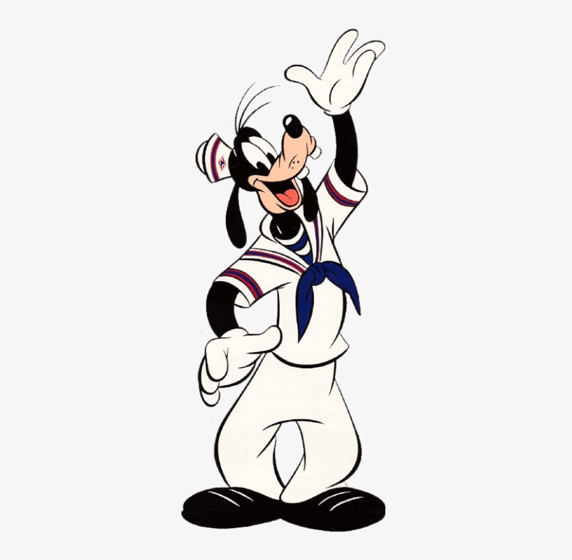 Sailor Goofy Wave Goofy Disney, Disney Cartoon Characters, - Disney Cruise Characters Clipart, transparent png #1343038