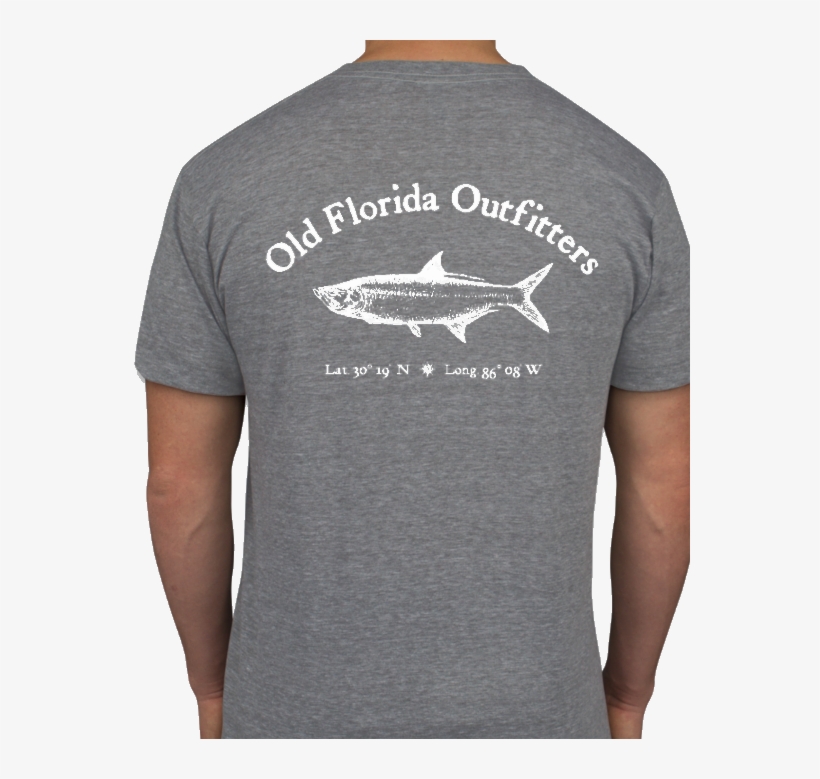 Ofo Short Sleeve Logo Jersey Knit Tshirt In Gray/white - T-shirt, transparent png #1343191