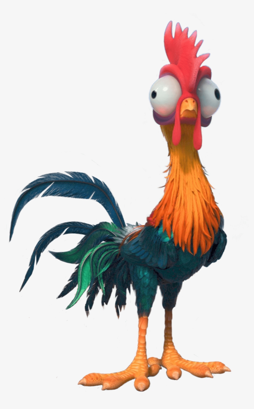 Download - Hei Hei - T-shirts - Disney Moana-maui-hei Hei-moana, transparent png #1343266