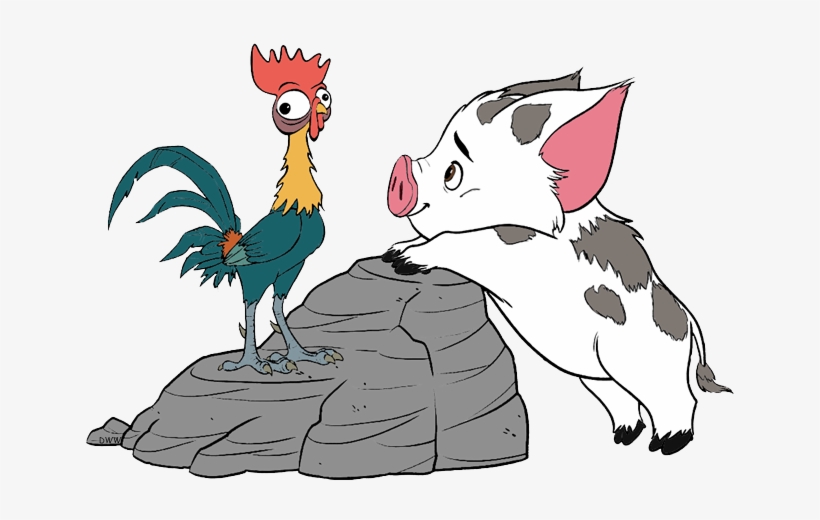 Heihei Pua, Heihei - Moana Clipart Heihei, transparent png #1343326