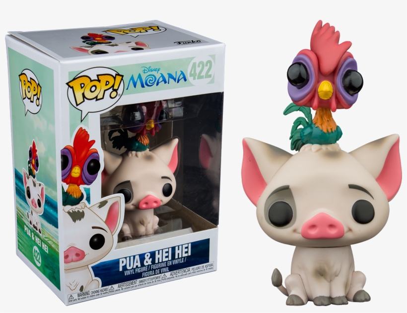 Pua With Hei Hei Pop Vinyl Figure, transparent png #1343353
