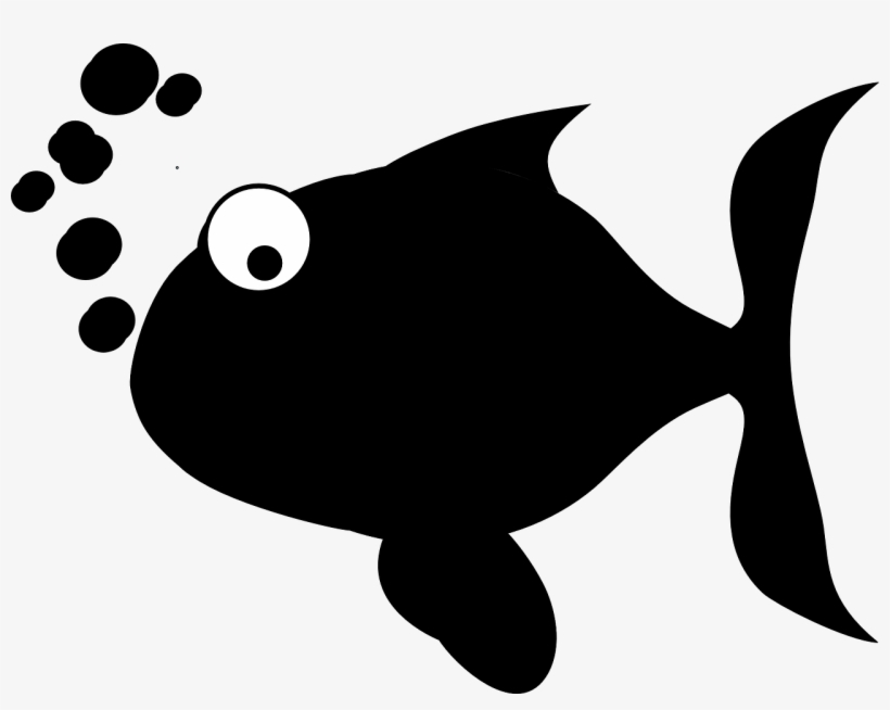 Fish, Silhouette - - Siluetas De Un Pez, transparent png #1343448