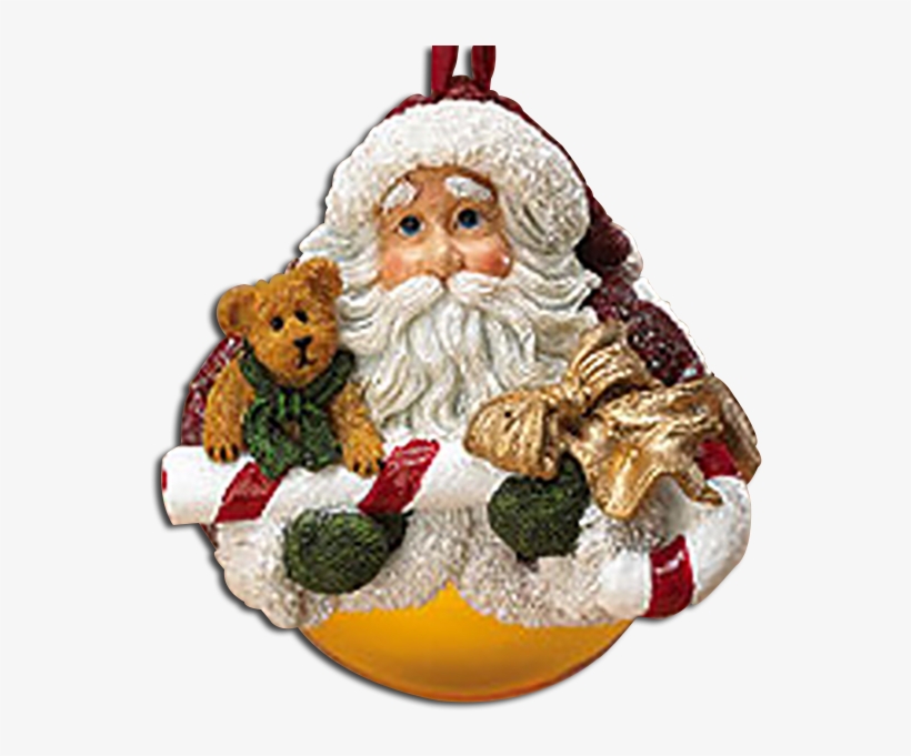 Old World Santa Ornament Boyds Glass Ball Ornaments - Boyds Bears, transparent png #1343629