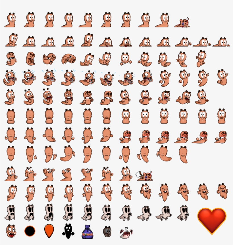 Worms Boggy B Custom Skin - Spelunky Skins, transparent png #1343823