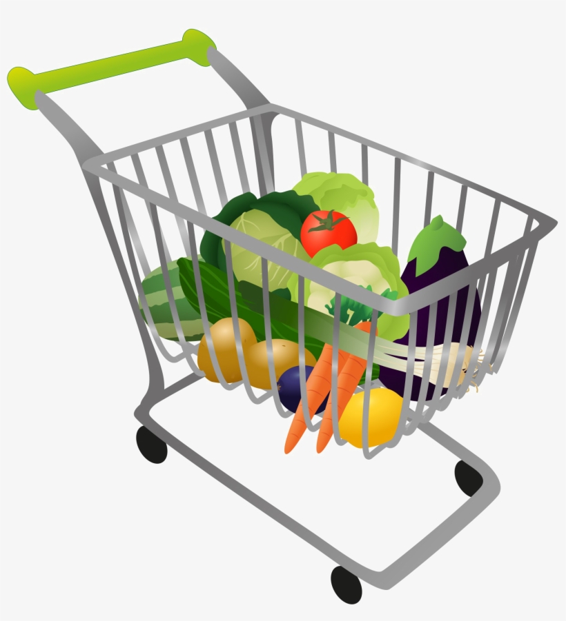Grocery Shopping Cart Png High-quality Image - Grocery Shopping Cart Clipart, transparent png #1343904