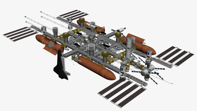 H 10 K - Shuttle External Tank Wet Workshop, transparent png #1343926
