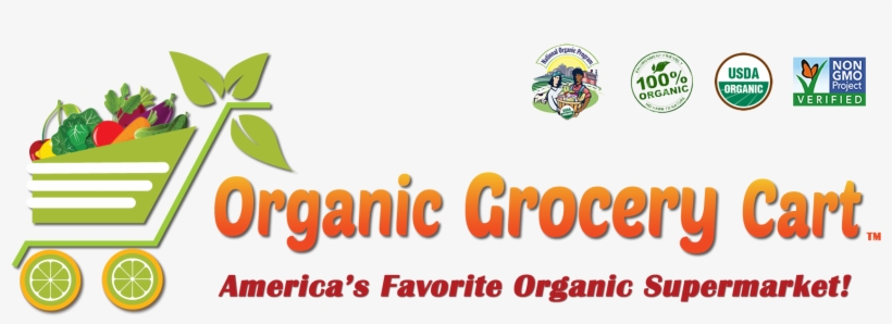 Organic Grocery Cart - Organic Food, transparent png #1344266