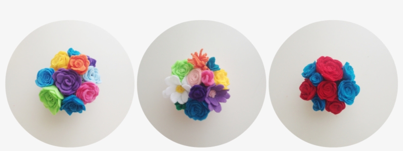 Felt Flowers In A Tiny Mason Jar That You Can Send - Artificial Flower, transparent png #1344632