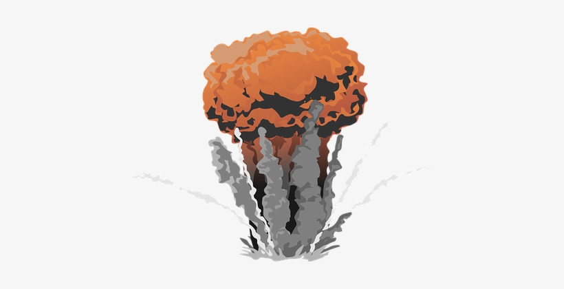 Bomb Explosion War Weapon Bomb Bomb Bomb B - Atomic Bomb Gif Png, transparent png #1344634