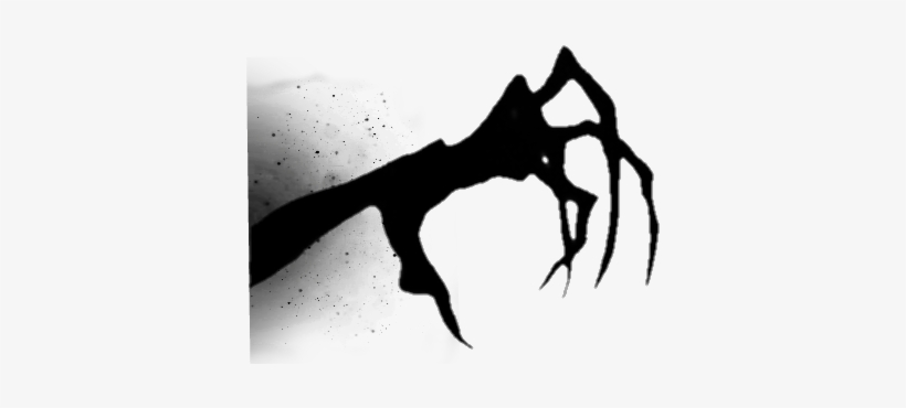 Shadow Black Scary Horror - Creepy Shadow Hand, transparent png #1344936