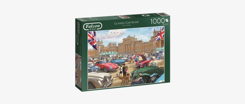 Falcon De Luxe Classic Car Show 1000pcs - Falcon Puzzle, transparent png #1345063