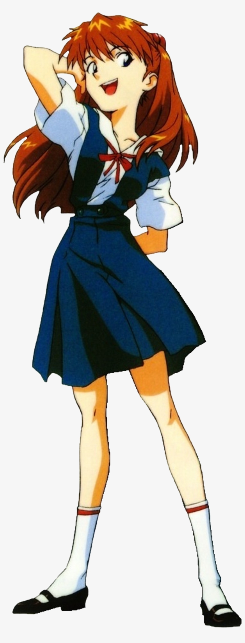 Asuka Langley Soryu In Her Iconic Outfit - Asuka Langley Soryu Png, transparent png #1345322